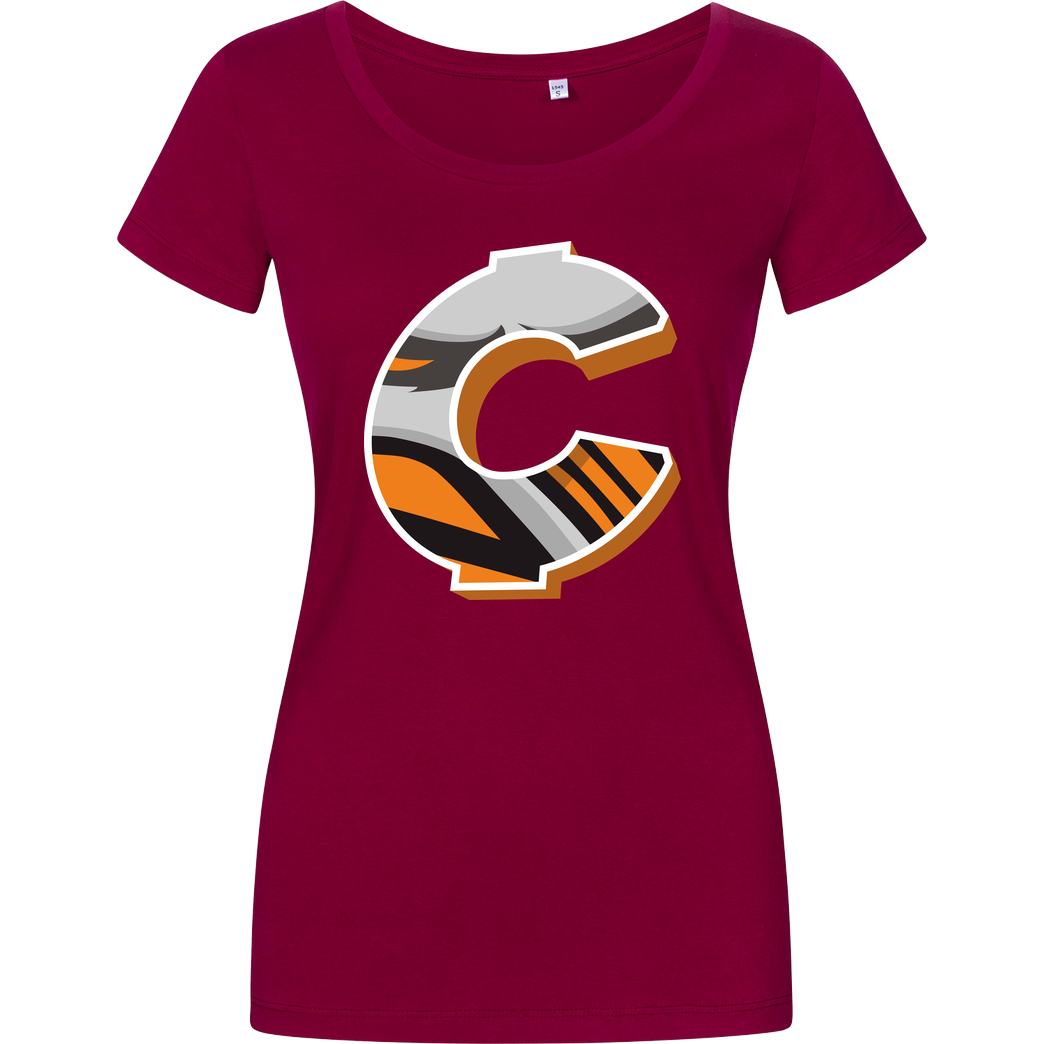 C0rnyyy C0rnyyy - Logo T-Shirt Damenshirt berry
