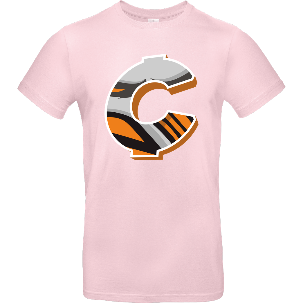 C0rnyyy C0rnyyy - Logo T-Shirt B&C EXACT 190 - Rosa