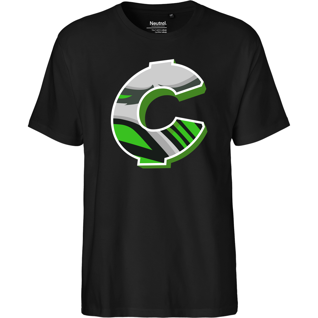 C0rnyyy C0rnyyy - Logo T-Shirt Fairtrade T-Shirt - schwarz