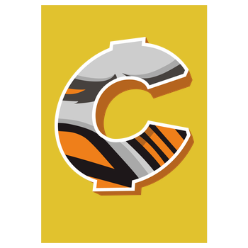C0rnyyy - Logo Kunstdruck gelb