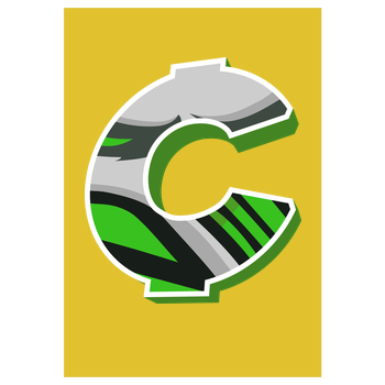 C0rnyyy - Logo Kunstdruck gelb