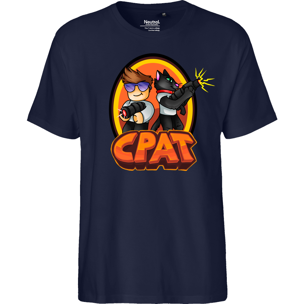 CPat CPat - Crew T-Shirt Fairtrade T-Shirt - navy