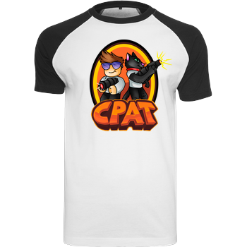 CPat - Crew Raglan-Shirt weiß