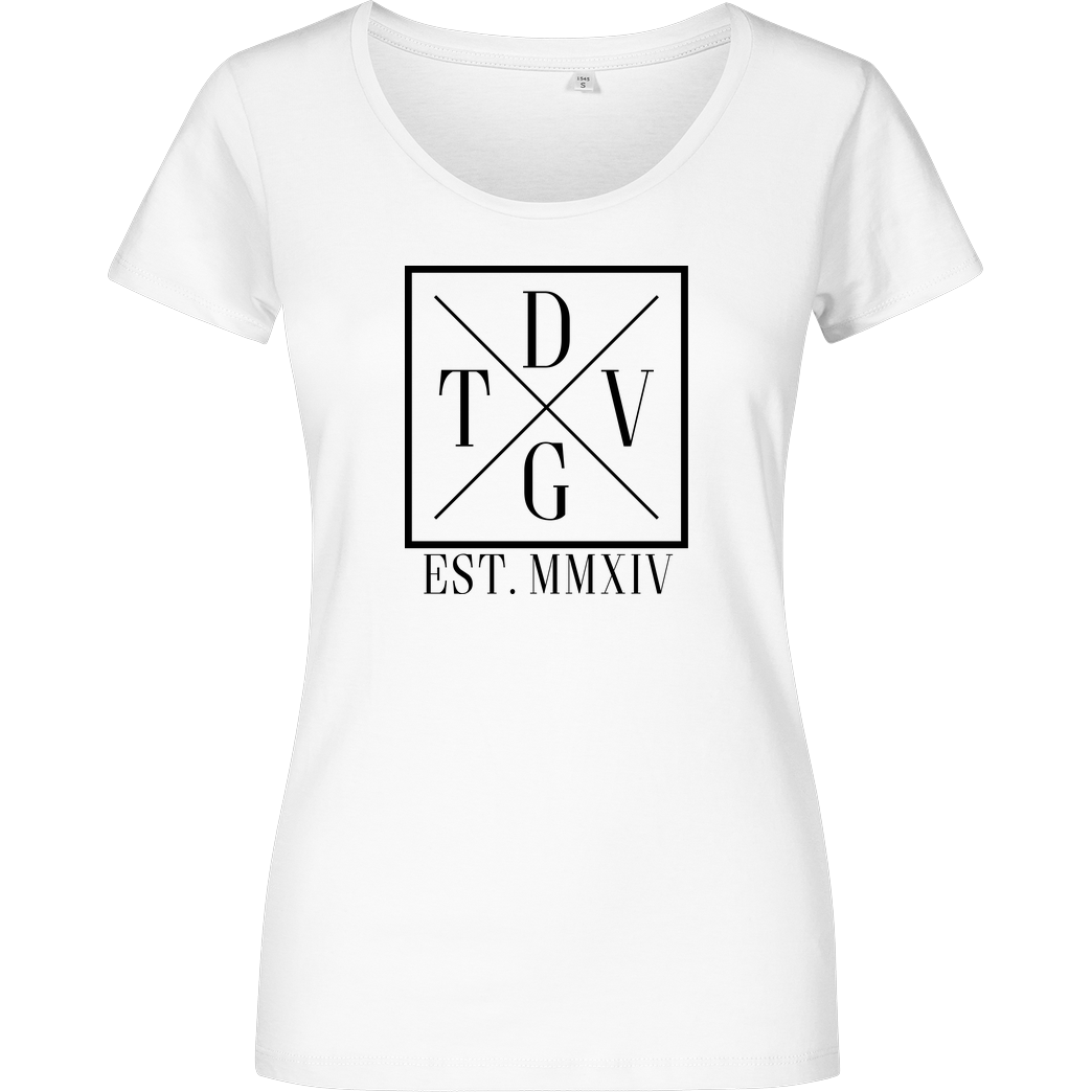 DennisGamingTV DennisGamingTV - X-Logo T-Shirt Damenshirt weiss