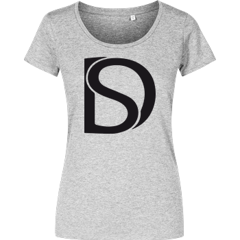 DerSorbus - Design Logo Damenshirt heather grey