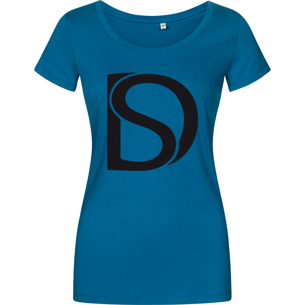 DerSorbus DerSorbus - Design Logo T-Shirt Damenshirt petrol