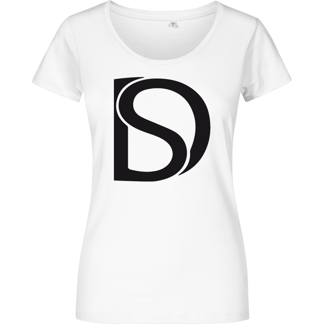 DerSorbus DerSorbus - Design Logo T-Shirt Damenshirt weiss