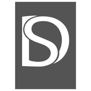 DerSorbus - Design Logo Kunstdruck grau