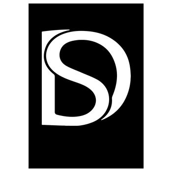 DerSorbus - Design Logo Kunstdruck schwarz