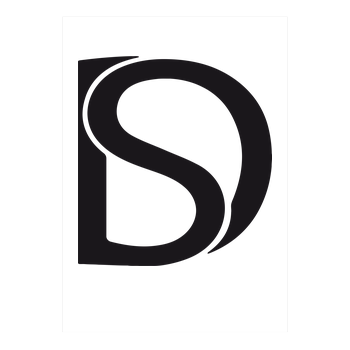 DerSorbus - Design Logo Kunstdruck weiss