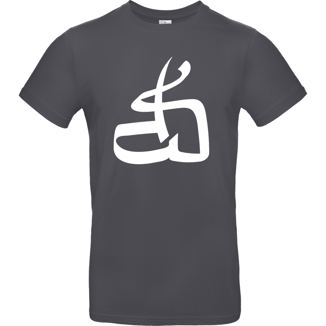 DerSorbus DerSorbus - Kalligraphie Logo T-Shirt B&C EXACT 190 - Dark Grey