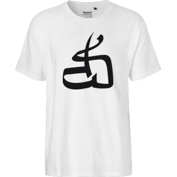 DerSorbus - Kalligraphie Logo Fairtrade T-Shirt - weiß