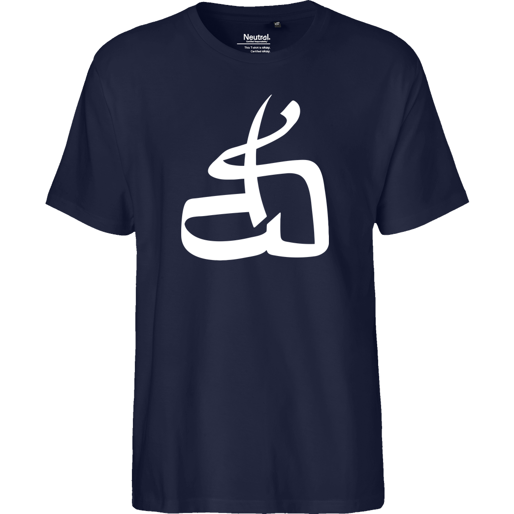 DerSorbus DerSorbus - Kalligraphie Logo T-Shirt Fairtrade T-Shirt - navy