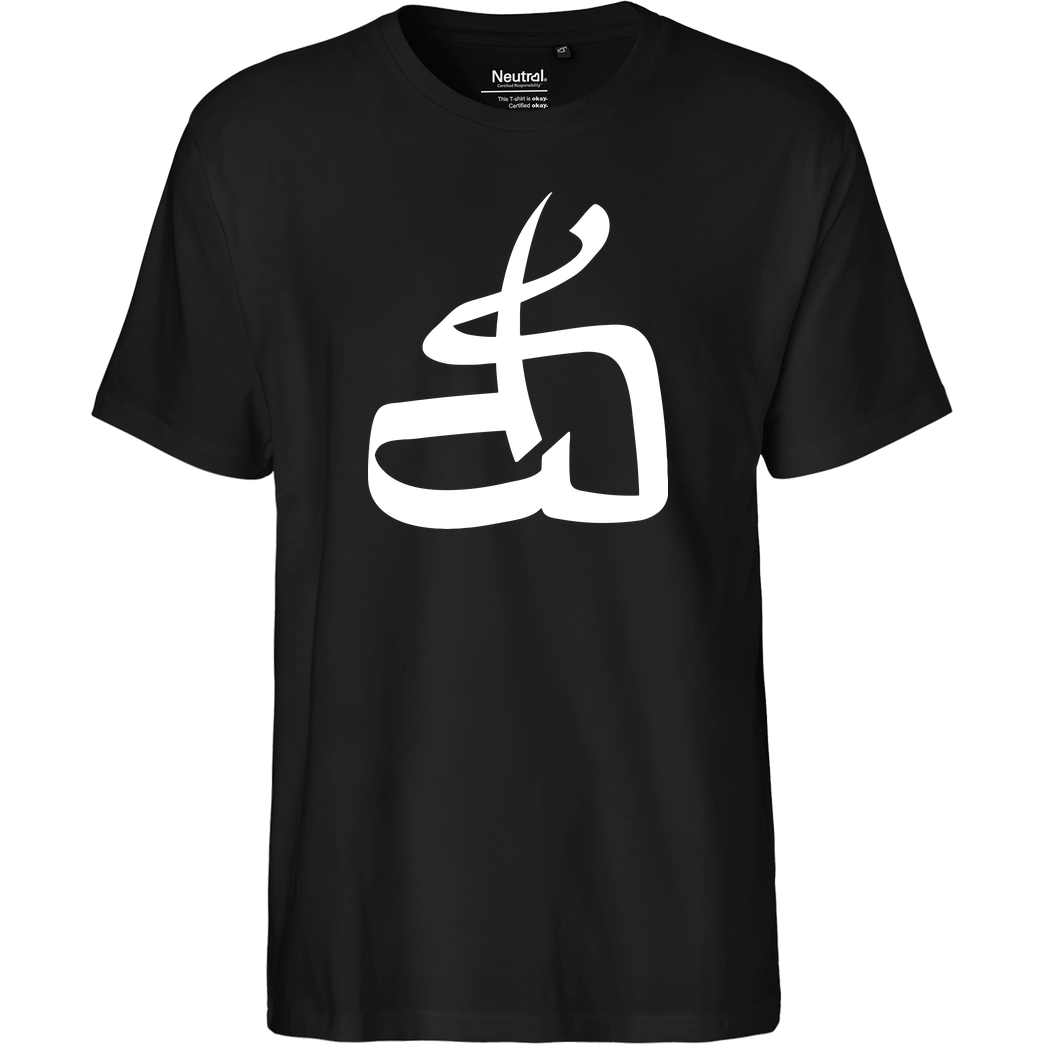 DerSorbus DerSorbus - Kalligraphie Logo T-Shirt Fairtrade T-Shirt - schwarz