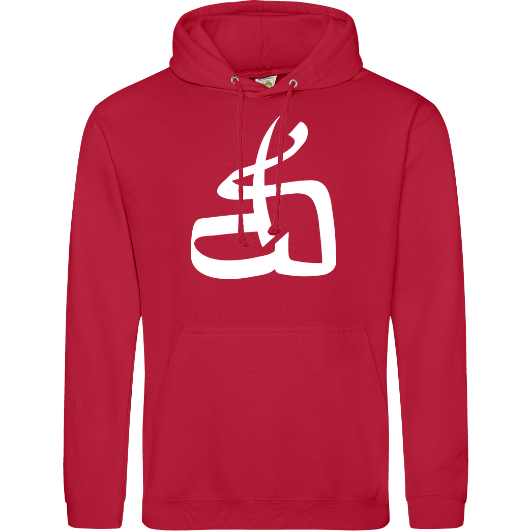 DerSorbus DerSorbus - Kalligraphie Logo Sweatshirt JH Hoodie - Rot