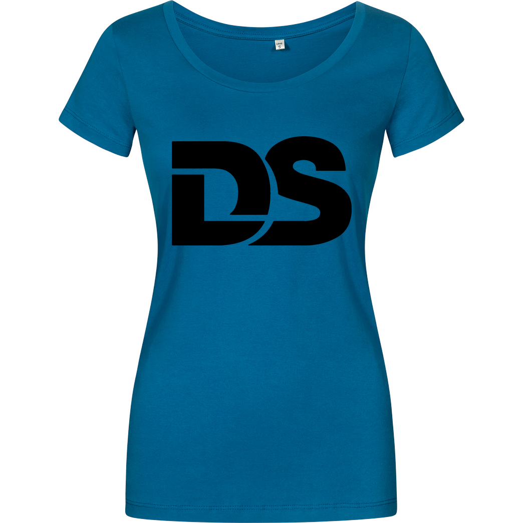 DerSorbus DerSorbus - Old school Logo T-Shirt Damenshirt petrol