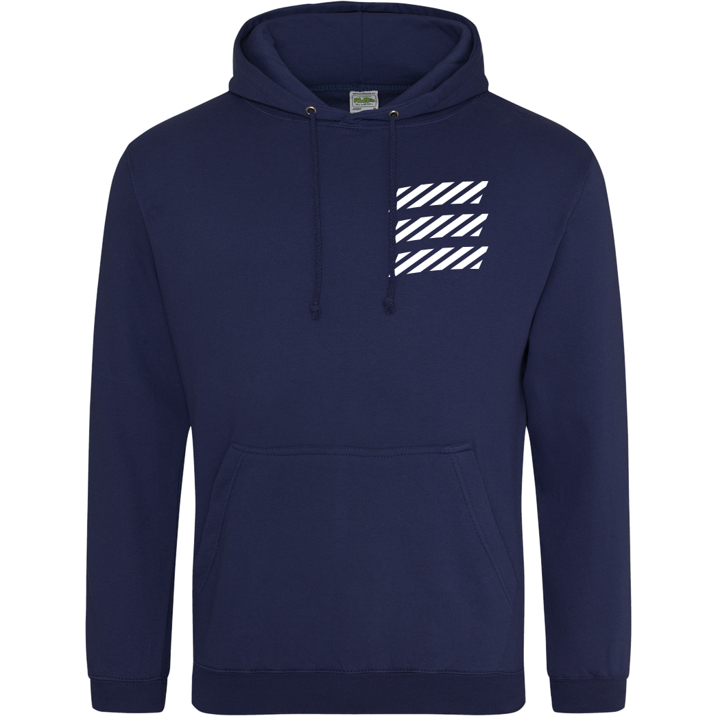 Echtso Echtso - Striped Logo Sweatshirt JH Hoodie - Navy