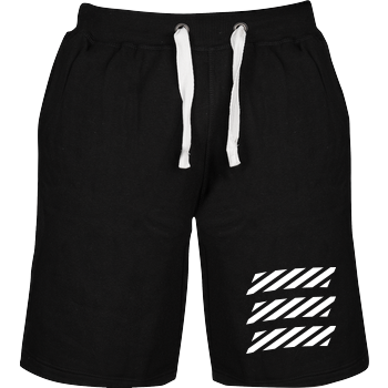 Echtso - Striped Logo Shorts schwarz