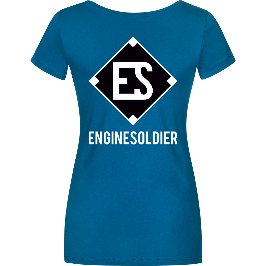 EngineSoldier EngineSoldier - Logo T-Shirt Damenshirt petrol