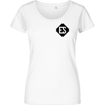 EngineSoldier - Logo Damenshirt weiss