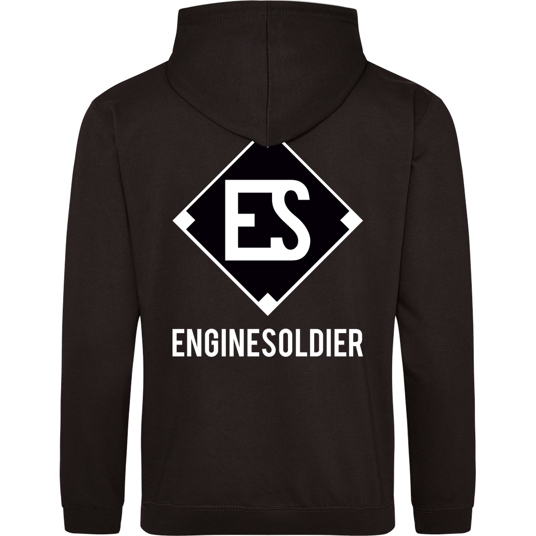 EngineSoldier EngineSoldier - Logo Sweatshirt JH Hoodie - Schwarz