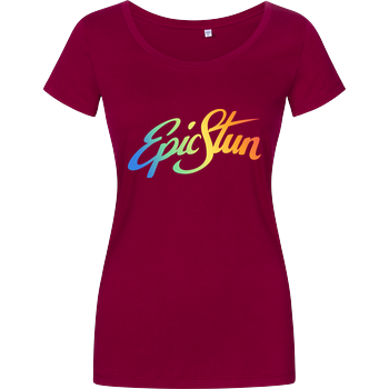 EpicStun - Color Logo Damenshirt berry