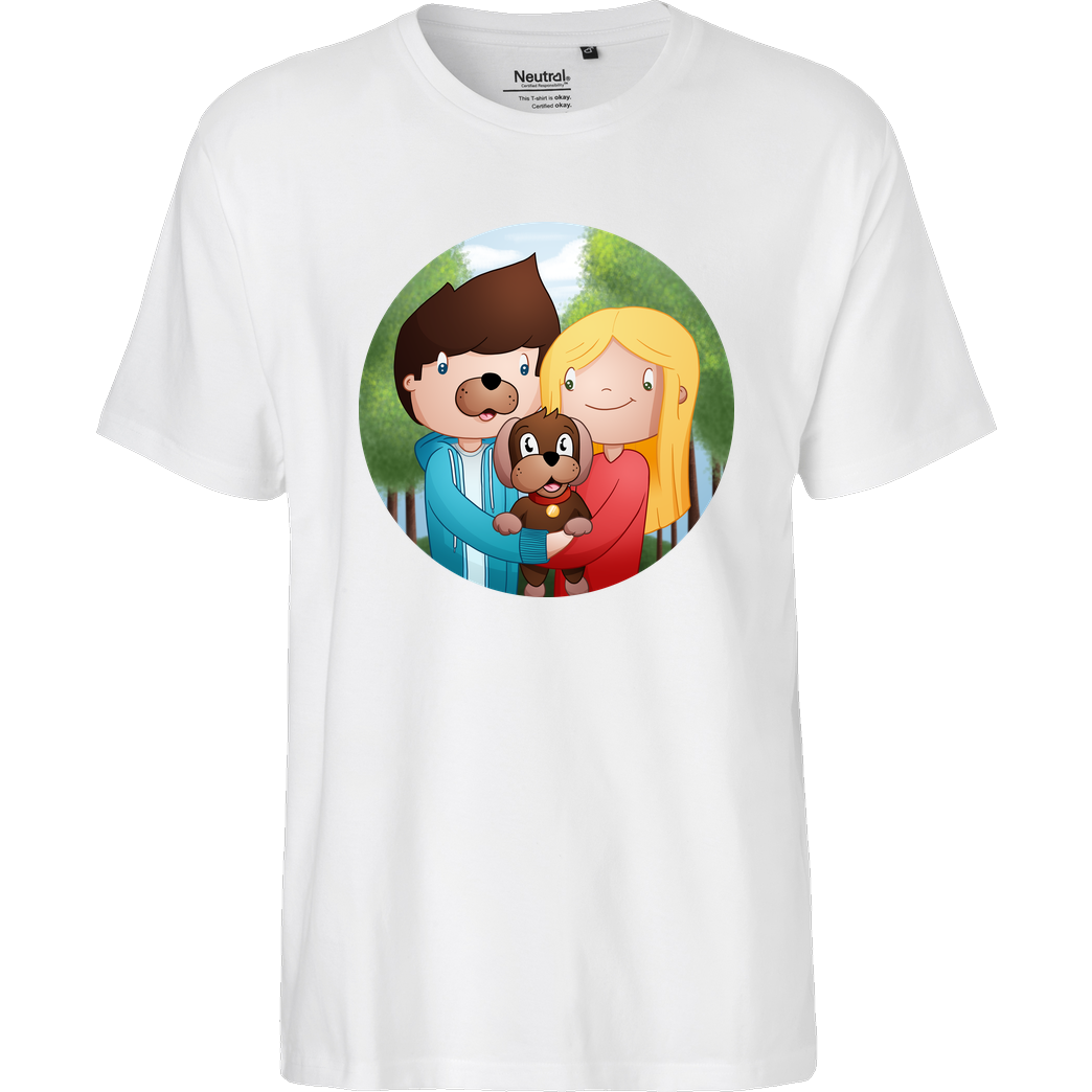 EpicStun EpicStun - Epic und Katha T-Shirt Fairtrade T-Shirt - weiß
