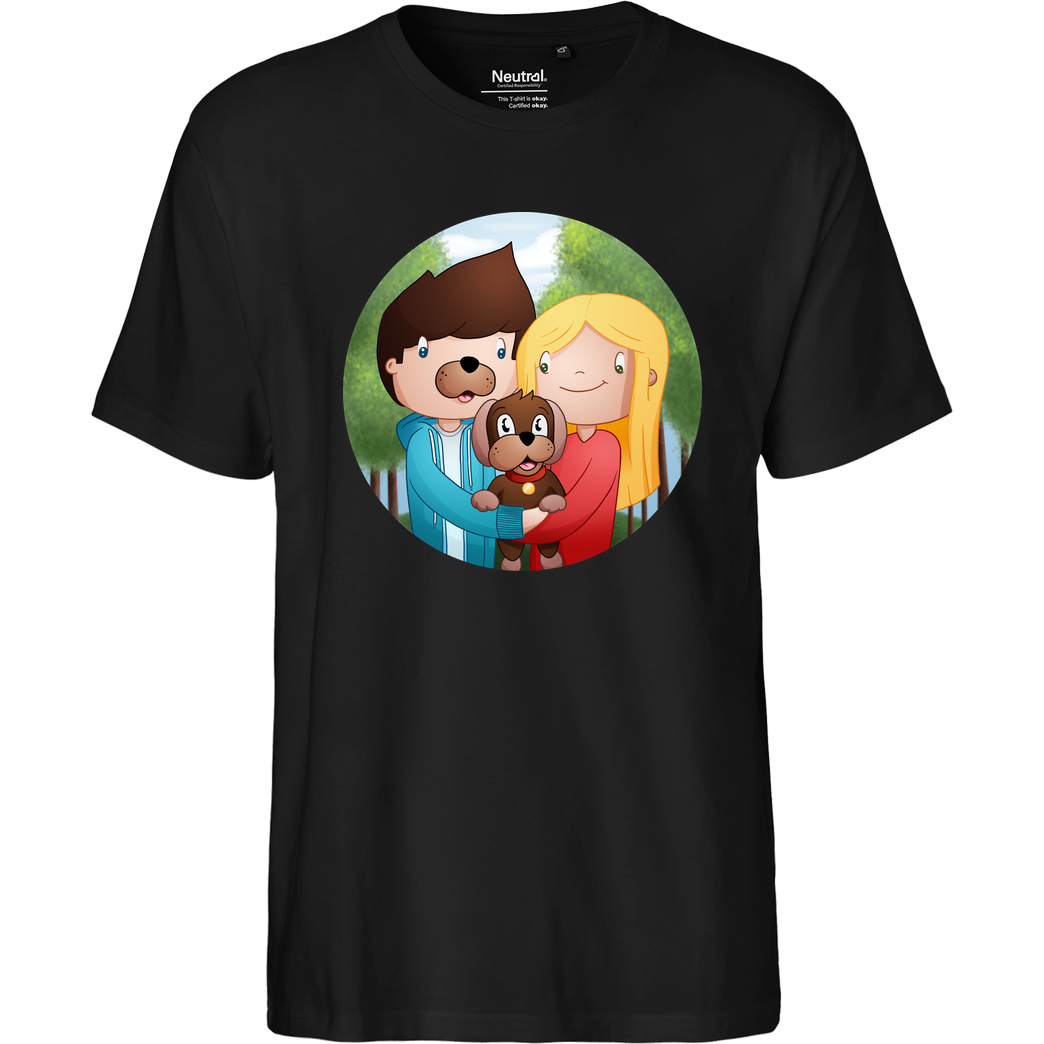 EpicStun EpicStun - Epic und Katha T-Shirt Fairtrade T-Shirt - schwarz