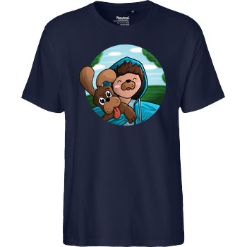 EpicStun - Hundi Fairtrade T-Shirt - navy