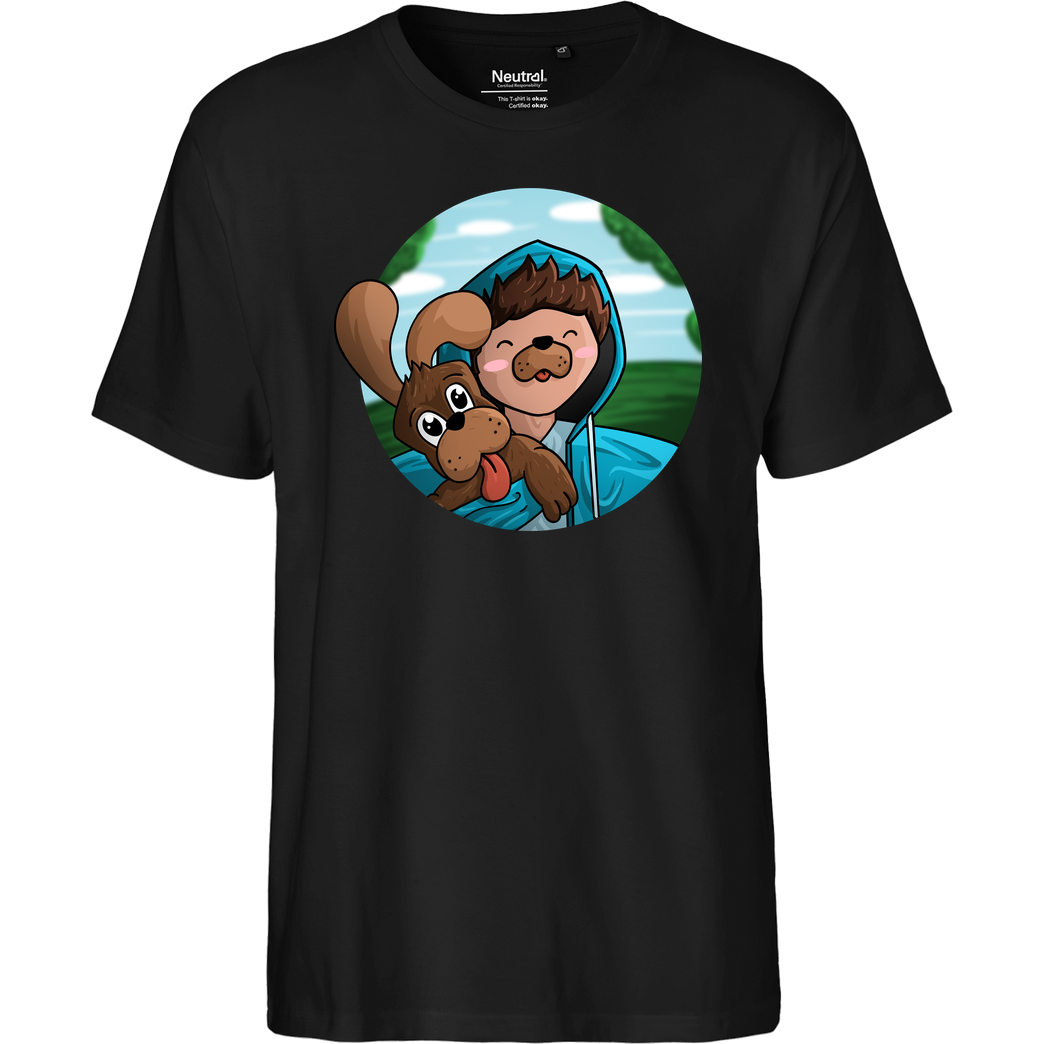 EpicStun EpicStun - Hundi T-Shirt Fairtrade T-Shirt - schwarz