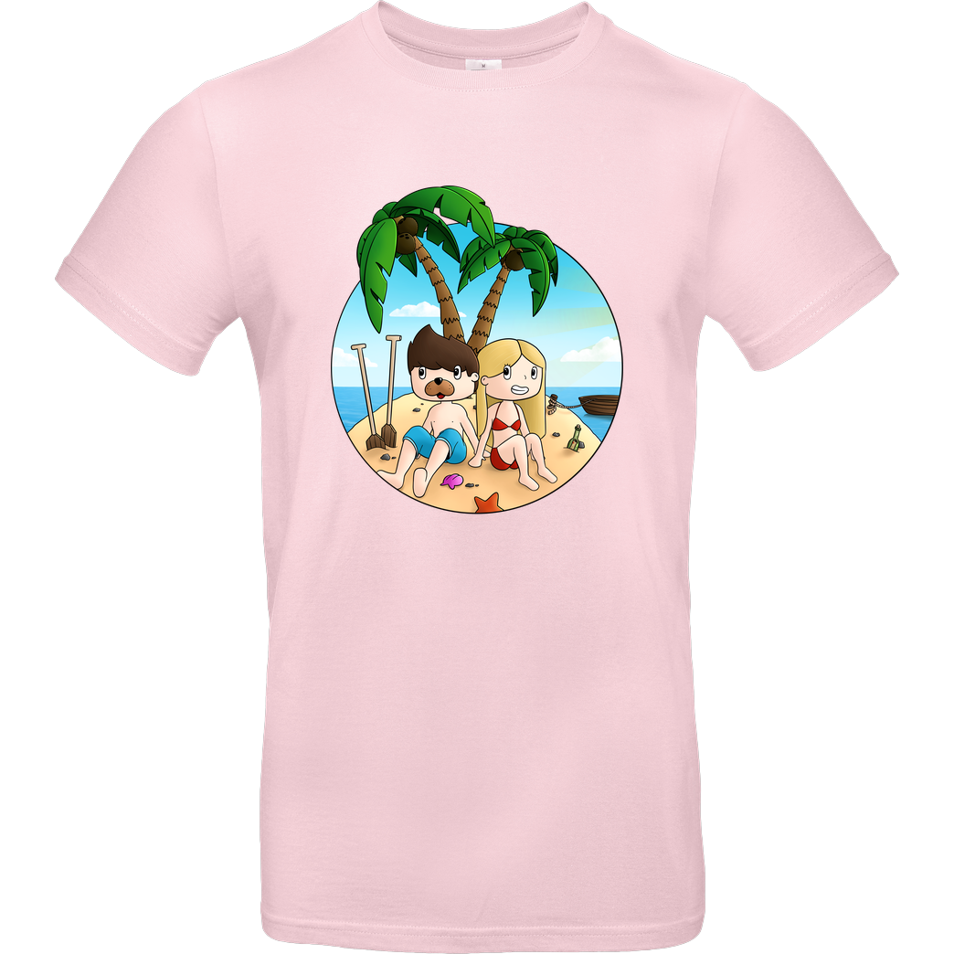 EpicStun EpicStun - Insel T-Shirt B&C EXACT 190 - Rosa