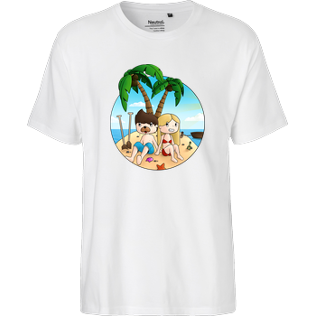 EpicStun - Insel Fairtrade T-Shirt - weiß