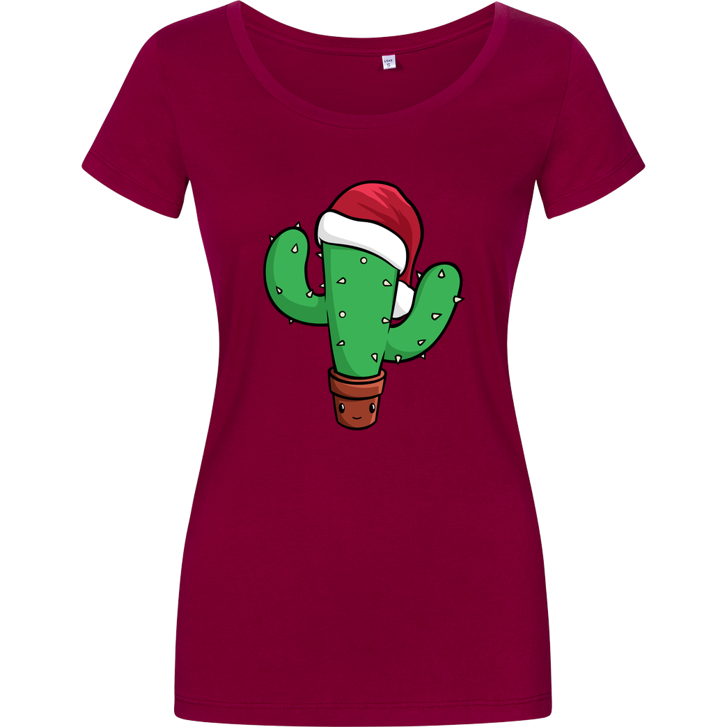 EpicStun EpicStun - Kaktus T-Shirt Damenshirt berry