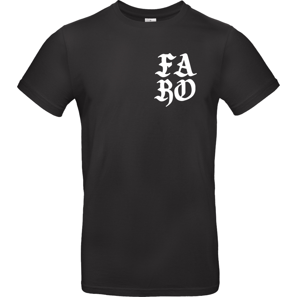Faro Faro - FARO T-Shirt B&C EXACT 190 - Schwarz