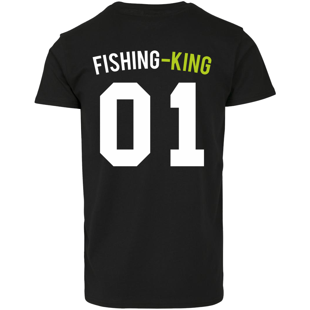 Fishing-King Fishing King - King T-Shirt Hausmarke T-Shirt  - Schwarz