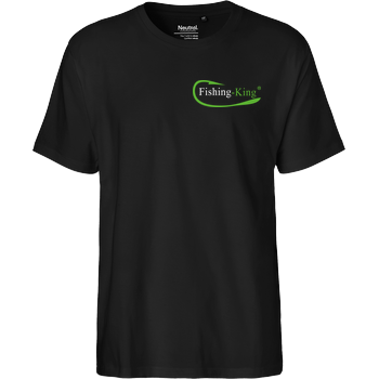 Fishing-King - Pocket Logo Fairtrade T-Shirt - schwarz