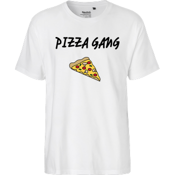 FittiHollywood- Pizza Gang Fairtrade T-Shirt - weiß