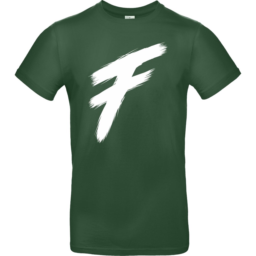 Freasy Freasy - F T-Shirt B&C EXACT 190 - Flaschengrün