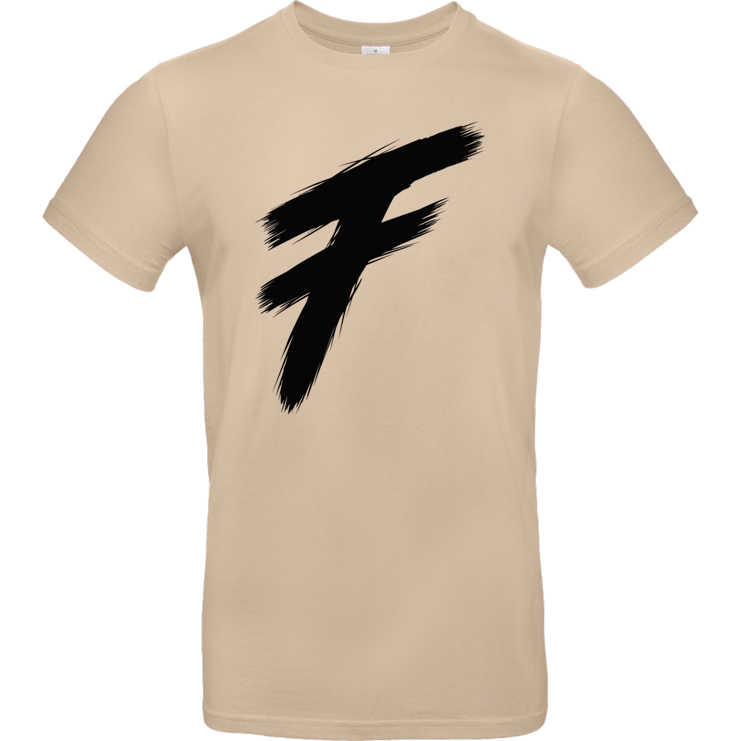 Freasy Freasy - F T-Shirt B&C EXACT 190 - Sand