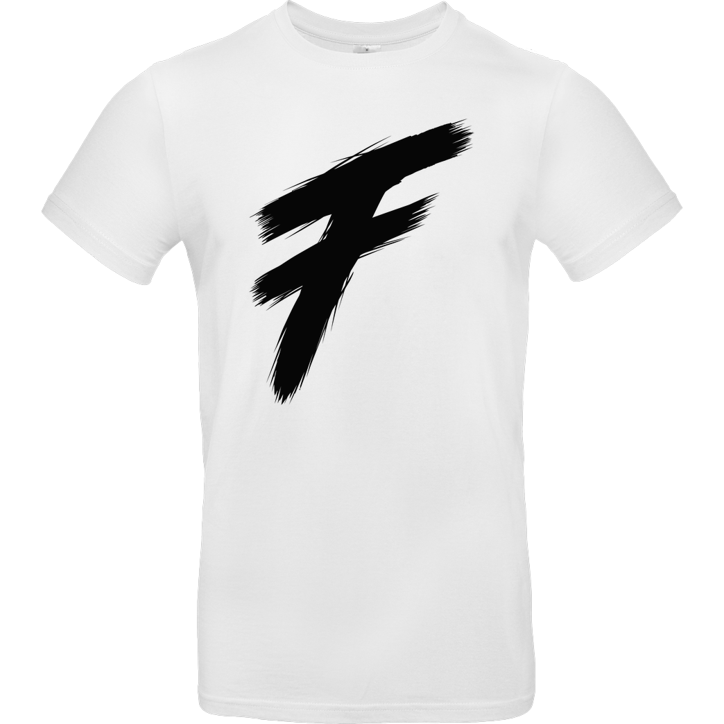 Freasy Freasy - F T-Shirt B&C EXACT 190 - Weiß