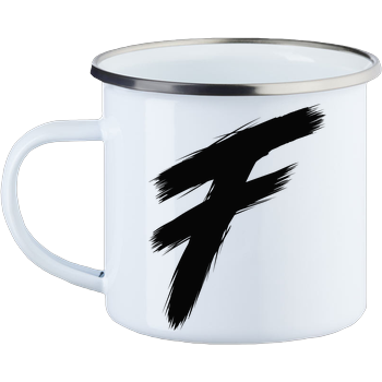 Freasy - F Emaille Tasse