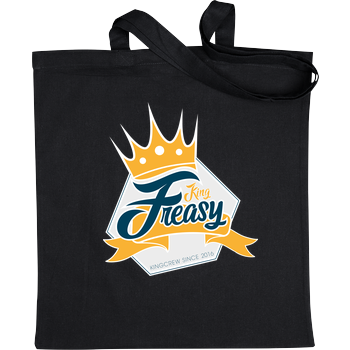 Freasy - King Stoffbeutel schwarz
