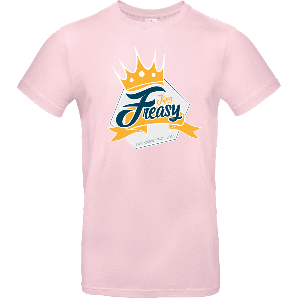 Freasy Freasy - King T-Shirt B&C EXACT 190 - Rosa