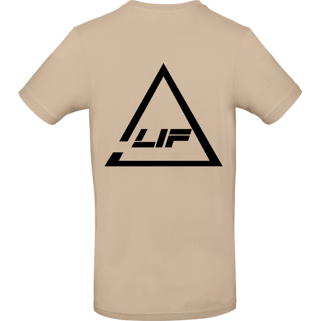 Freeriders Freeriders - LIF - Life is freedom T-Shirt B&C EXACT 190 - Sand