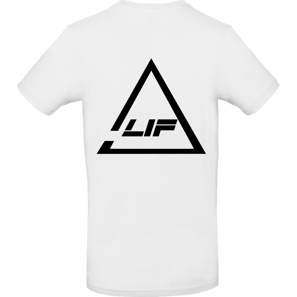 Freeriders Freeriders - LIF - Life is freedom T-Shirt B&C EXACT 190 - Weiß