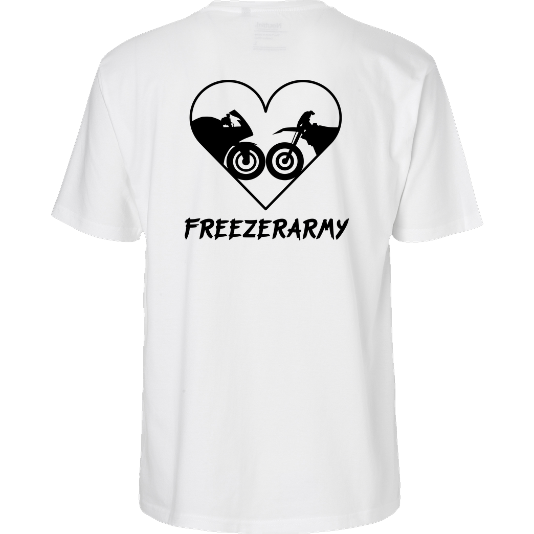FreezerArmy FreezerArmy - Simson T-Shirt Fairtrade T-Shirt - weiß