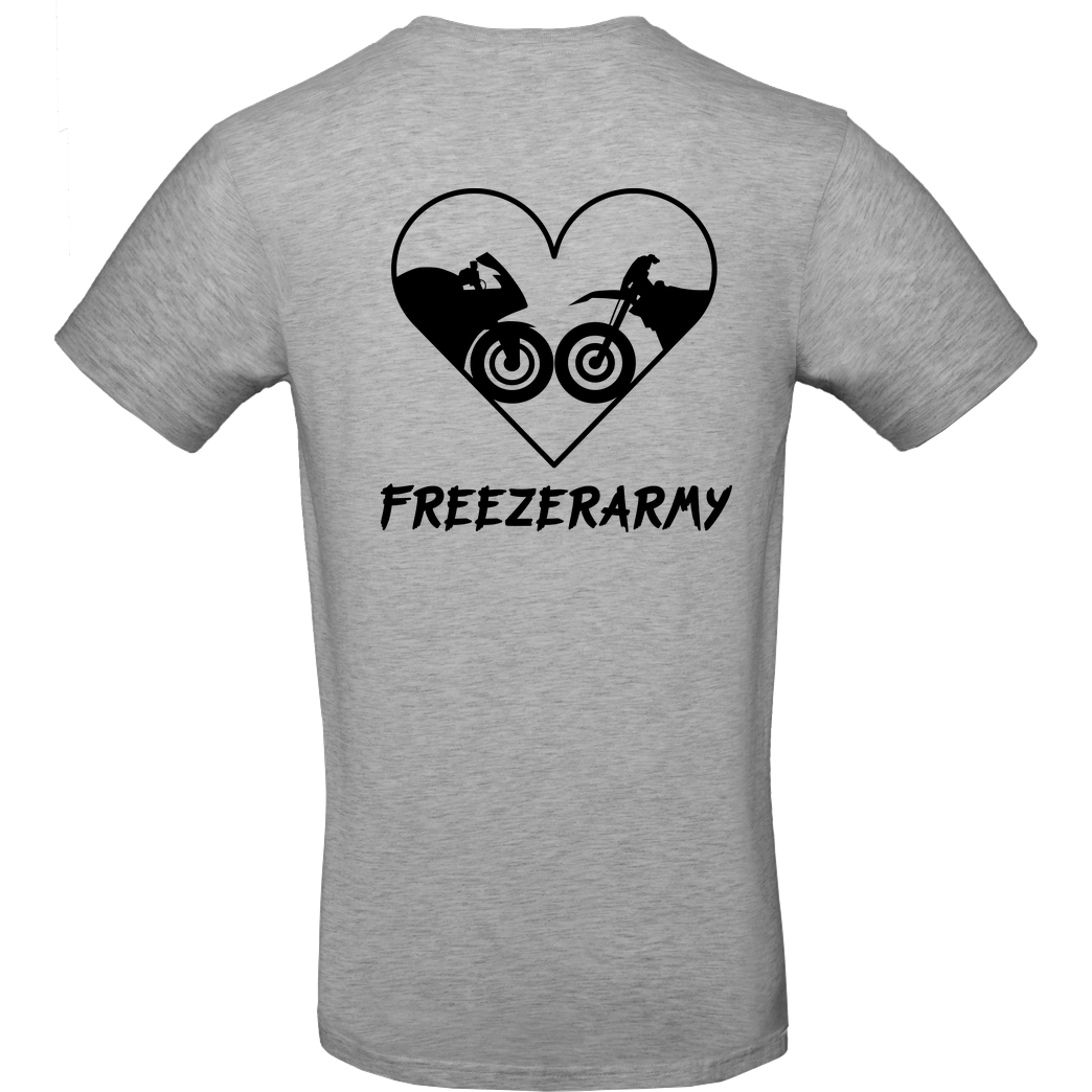 FreezerArmy FreezerArmy - SuperMoto T-Shirt B&C EXACT 190 - heather grey