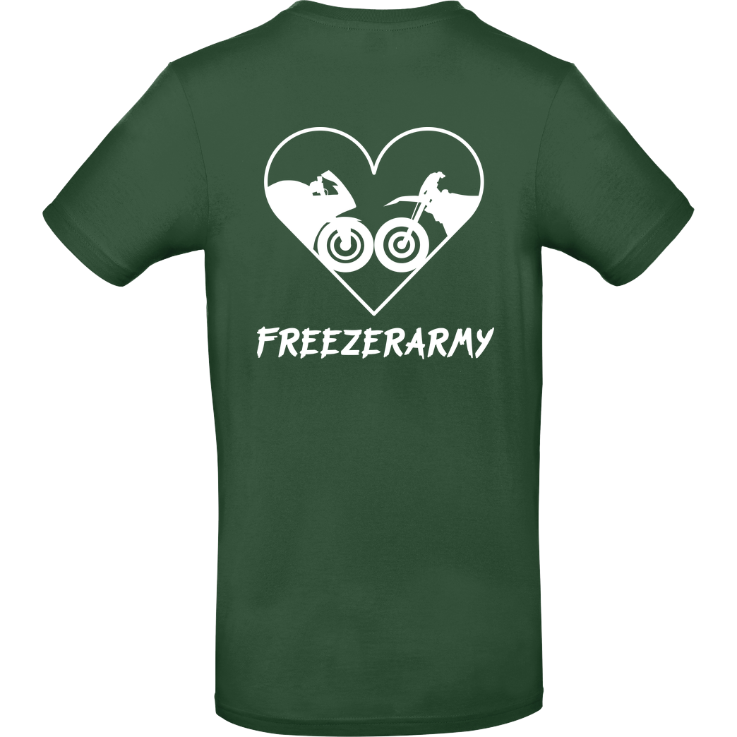 FreezerArmy FreezerArmy - SuperSportler T-Shirt B&C EXACT 190 - Flaschengrün