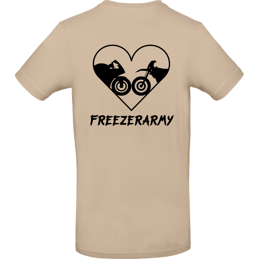 FreezerArmy FreezerArmy - SuperSportler T-Shirt B&C EXACT 190 - Sand