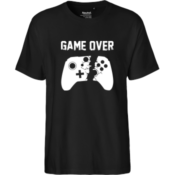 Game Over v2 Fairtrade T-Shirt - schwarz